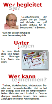 Workshop Kompetenzentwicklung - Innovative Strategien für Didaktik und Personalentwicklung