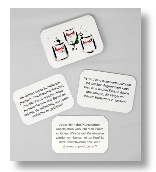 Kunst kreativ interpretieren