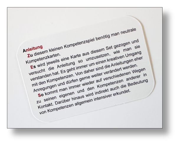 Kompetenzen kreativ