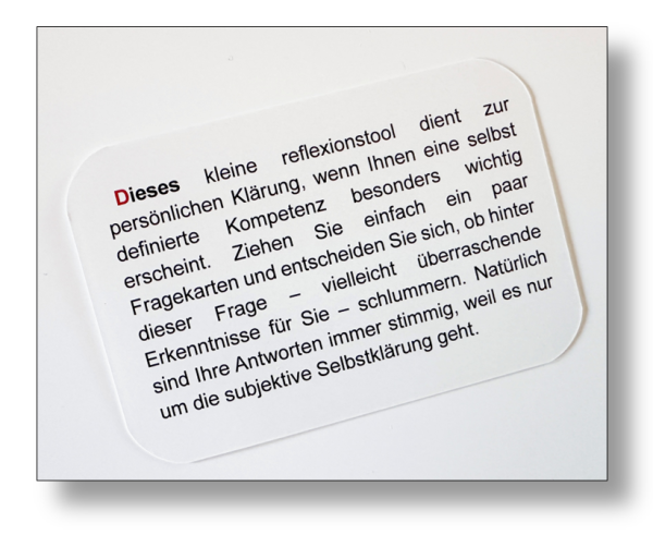 Kompetenzen individuell